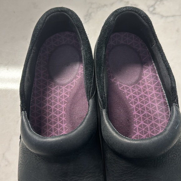 Dansko Patti Leather Milled Nubuck Black Shoes Vibram Waterproof Size 8.5 - Picture 8 of 9